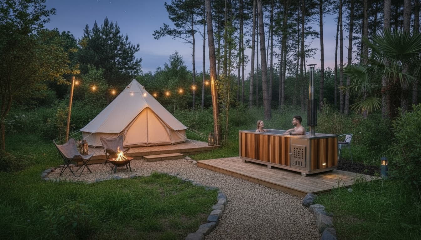 Wood Fired Hot Tub