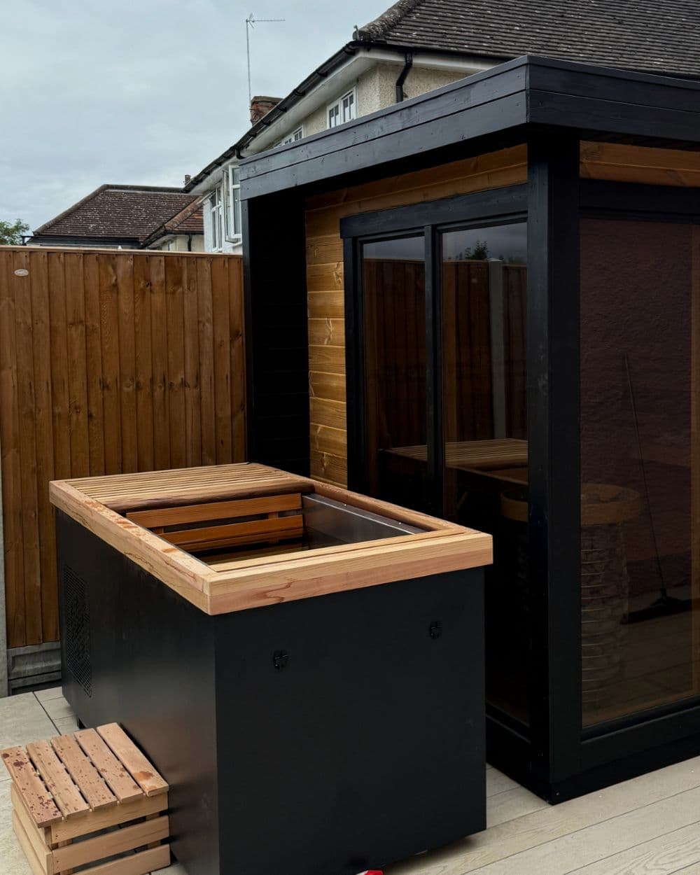 Odyssey ice bath in use