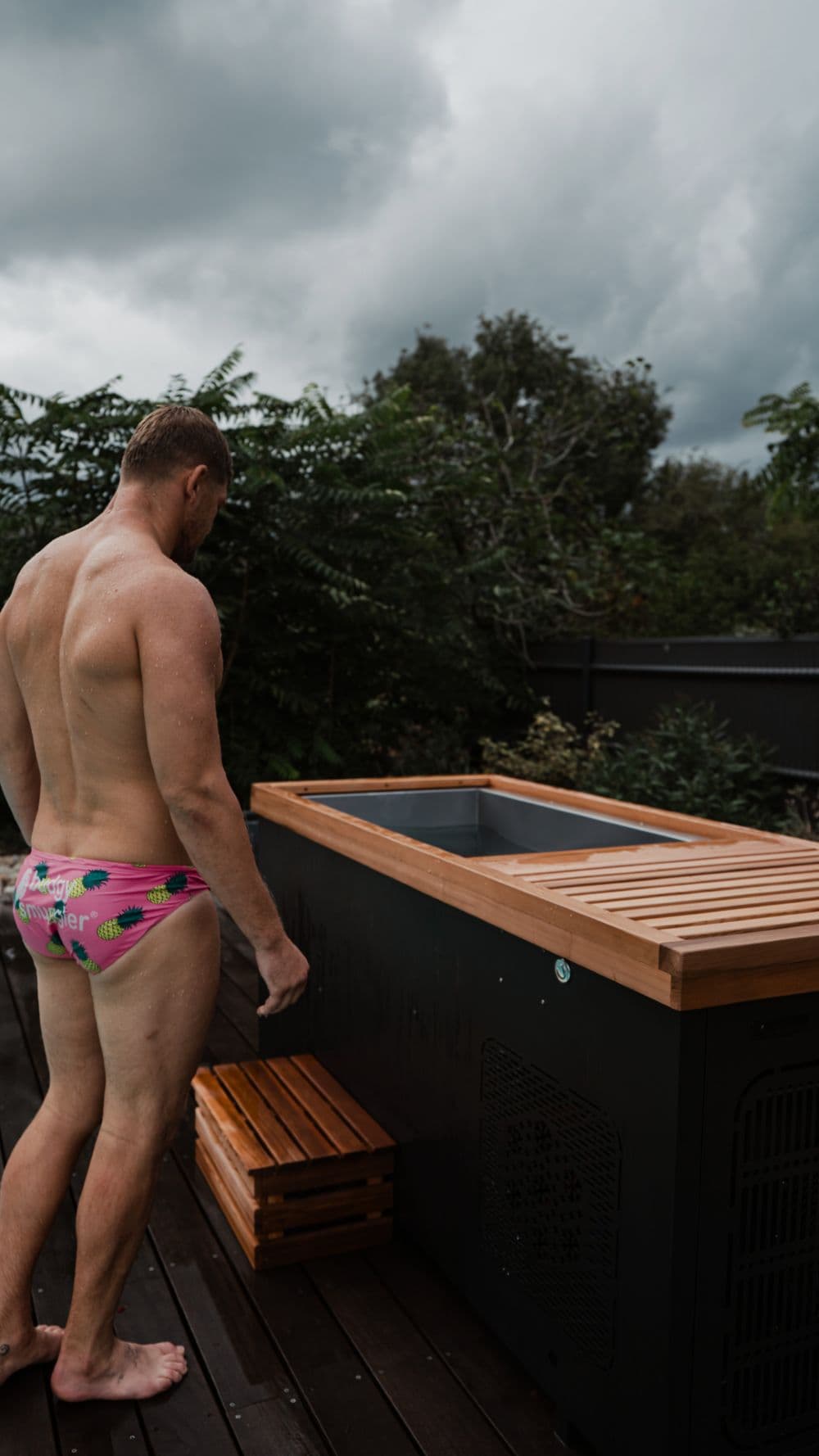 Odyssey ice bath in use