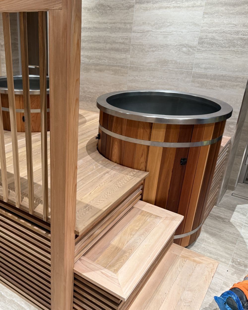 Odyssey ice bath in use