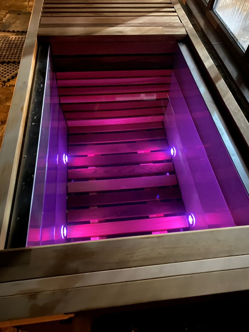 Odyssey ice bath in use