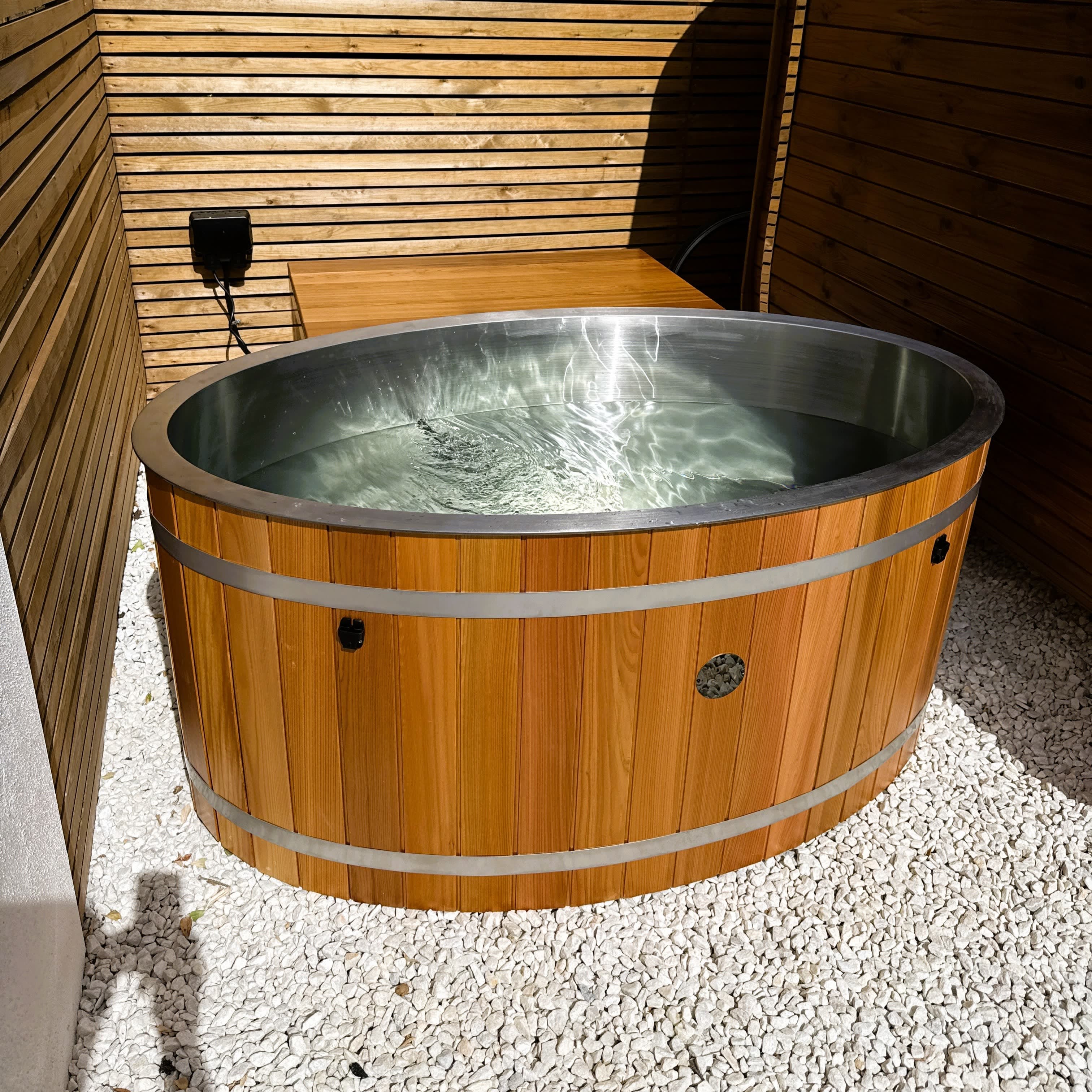 Forge Cold Plunge in use