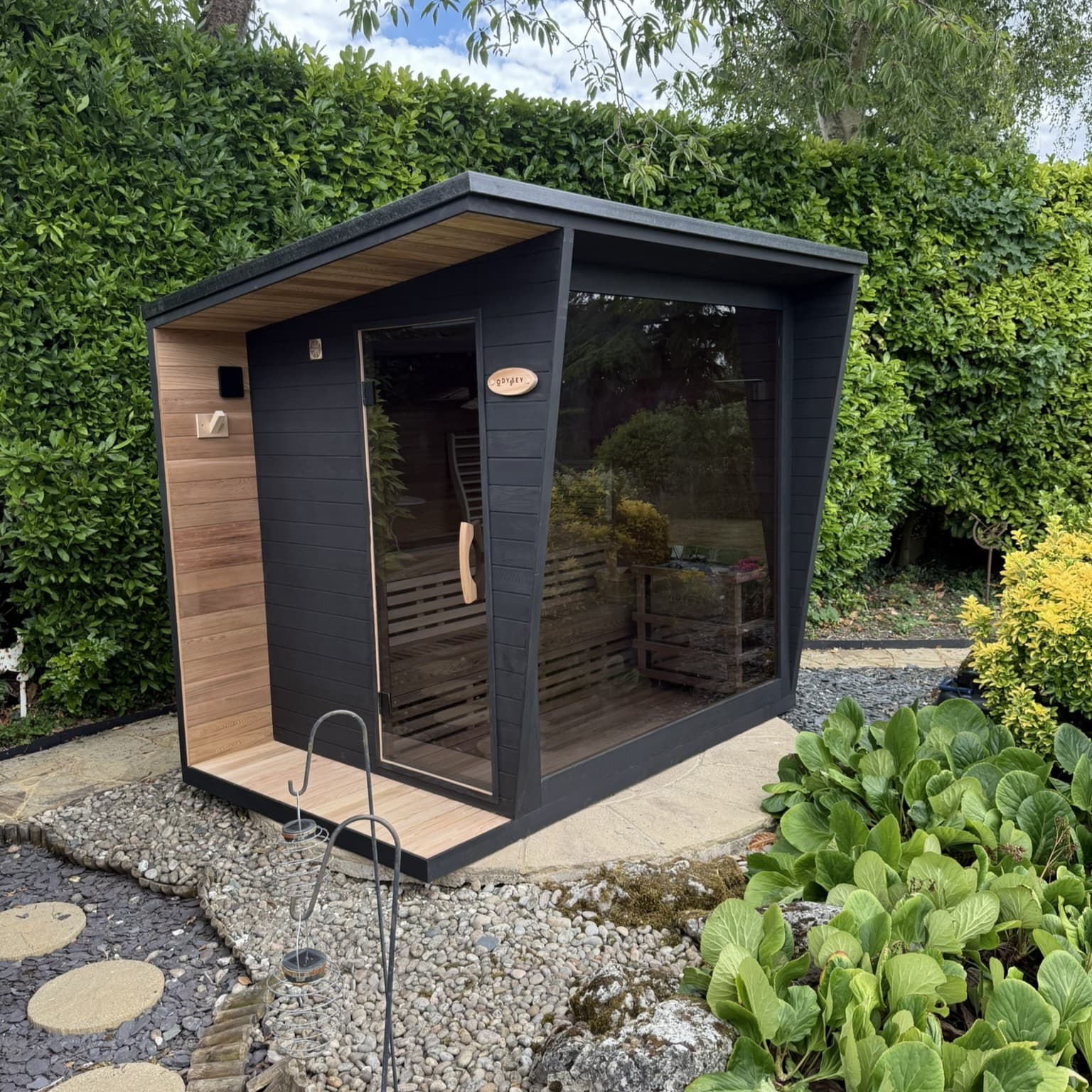 Vulcan Sauna in your garden